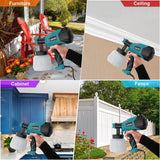 Cordless High-Pressure Airless Paint Sprayer Gun