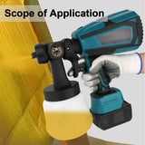 Cordless High-Pressure Airless Paint Sprayer Gun