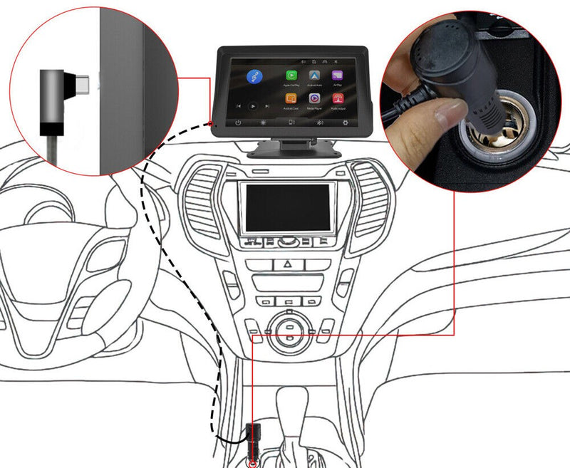 Wireless Carplay & Auto Stereo Screen