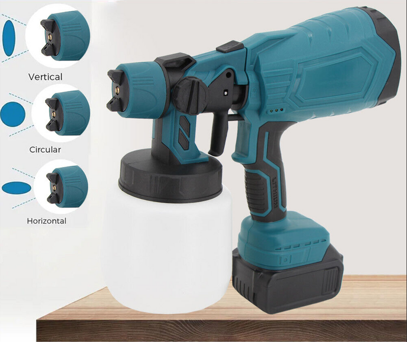 Cordless High-Pressure Airless Paint Sprayer Gun