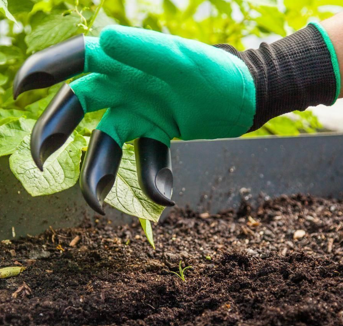 Gardening Gloves With Claws