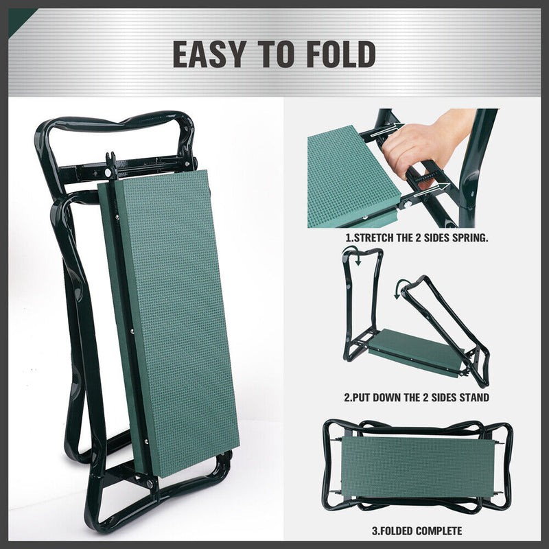 Multi-Functional Foldable Garden Kneeler