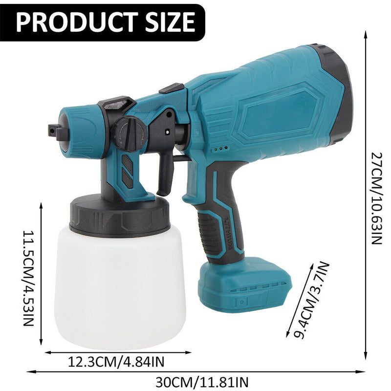 Cordless High-Pressure Airless Paint Sprayer Gun