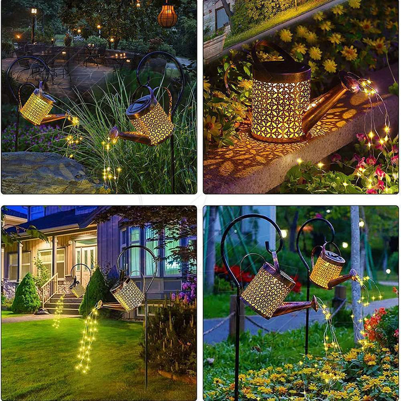 Solar Power Watering Can Light