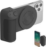 Magnetic Camera Handle with Built-in Charging Pad