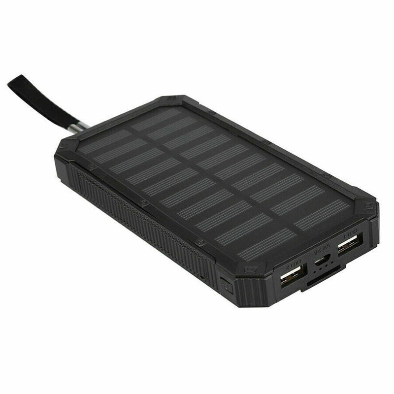 Solar Charger Power Bank With Flashlight