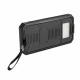 Solar Charger Power Bank With Flashlight