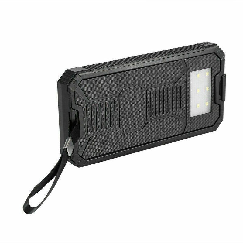 Solar Charger Power Bank With Flashlight