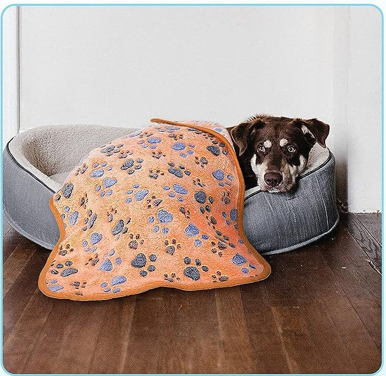 Paw Print Pet Blanket