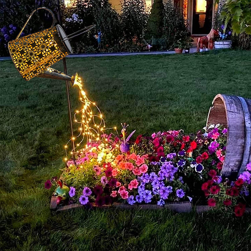 Solar Power Watering Can Light