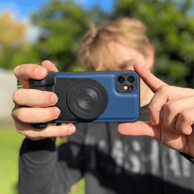 Magnetic Camera Handle with Built-in Charging Pad