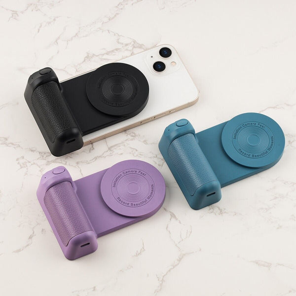 Magnetic Camera Handle with Built-in Charging Pad