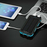 Solar Charger Power Bank With Flashlight