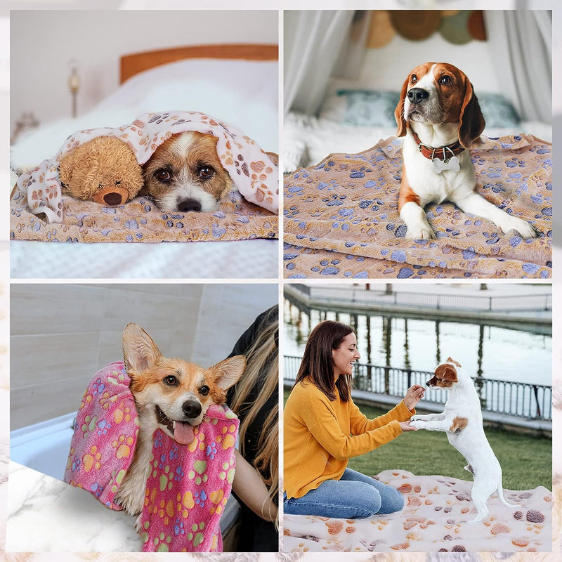 Paw Print Pet Blanket