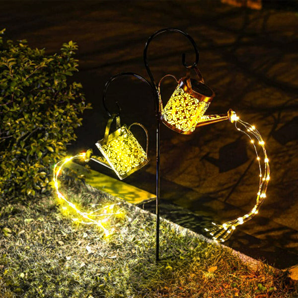 Solar Power Watering Can Light