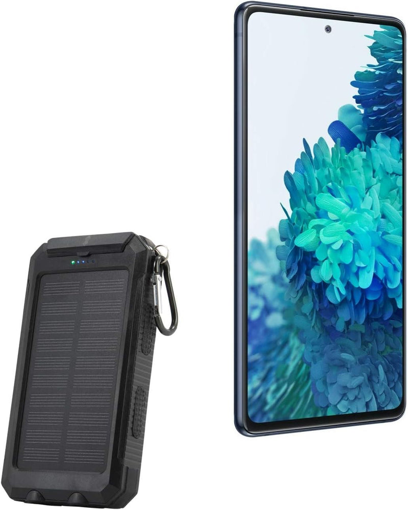 Solar Charger Power Bank With Flashlight